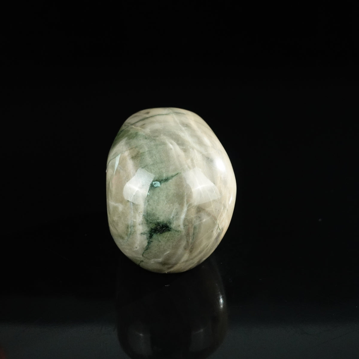 2.2" Nine Dragon Jade Crystal Skull Carving - Unique Piece #HA01