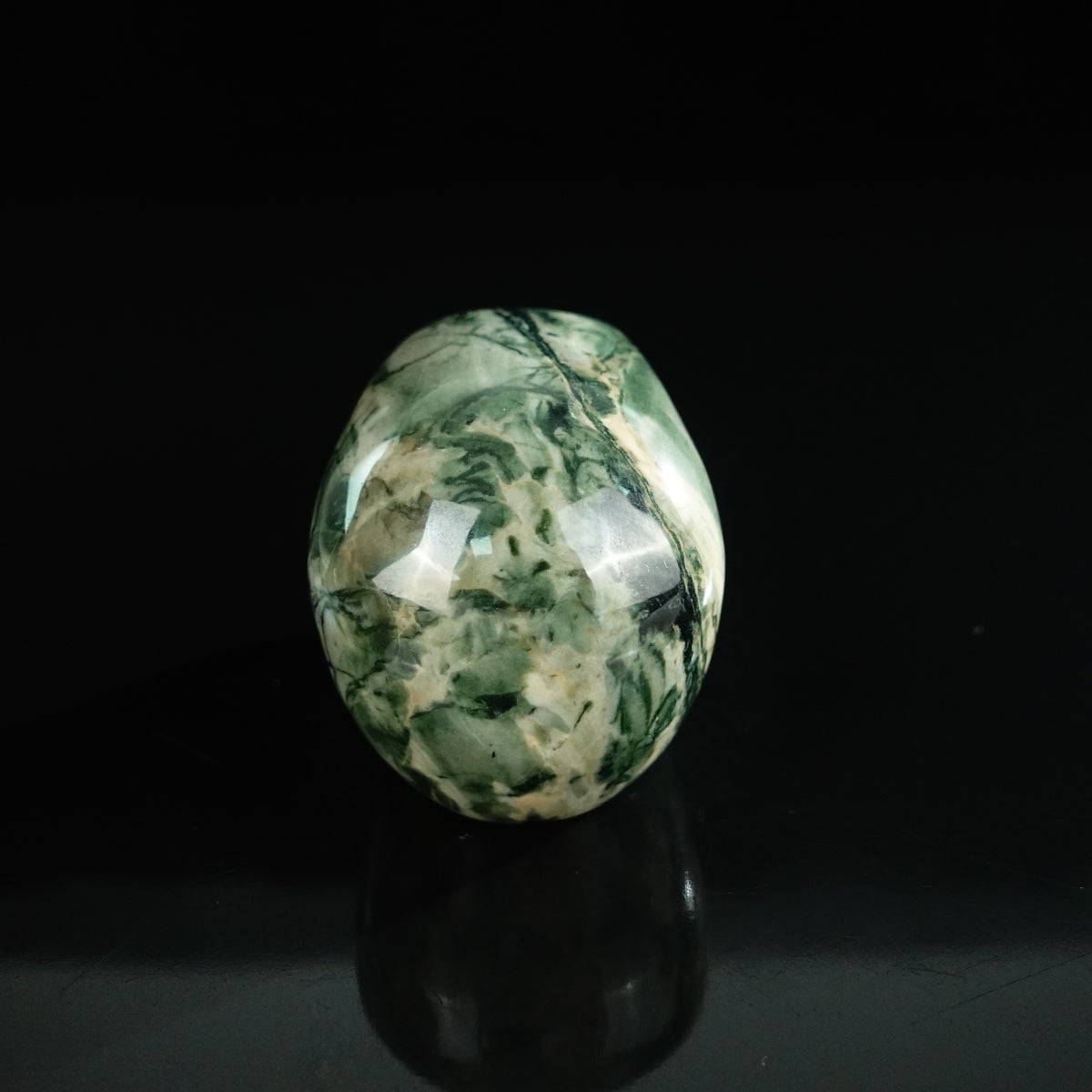 2.2" Nine Dragon Jade Crystal Skull Carving - Unique Piece #HA02