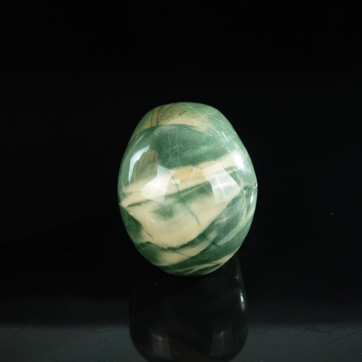 2.2" Nine Dragon Jade Crystal Skull Carving - Unique Piece #HA03