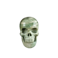 2.2" Nine Dragon Jade Crystal Skull Carving - Unique Piece #HA06