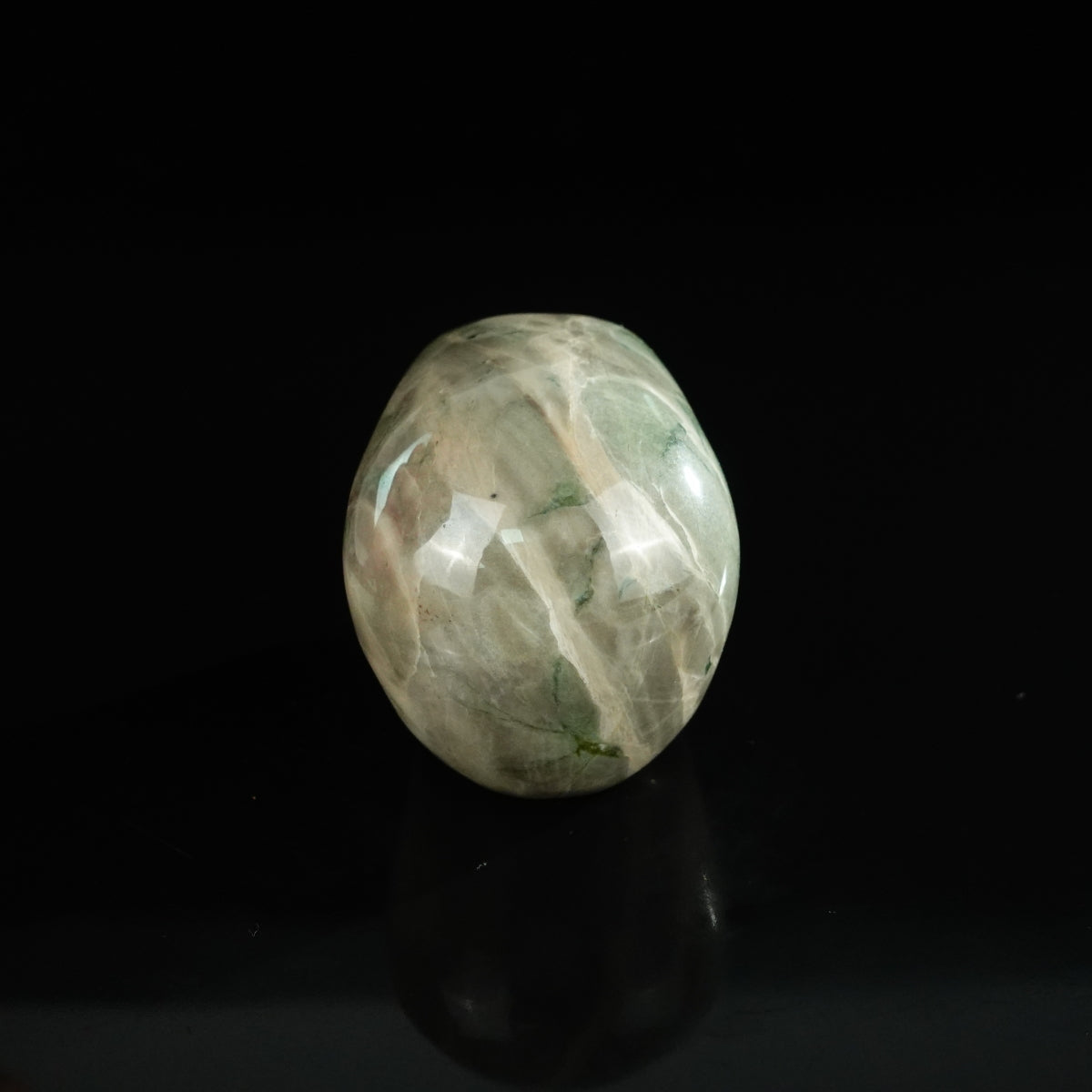 2.2" Nine Dragon Jade Crystal Skull Carving - Unique Piece #HA07