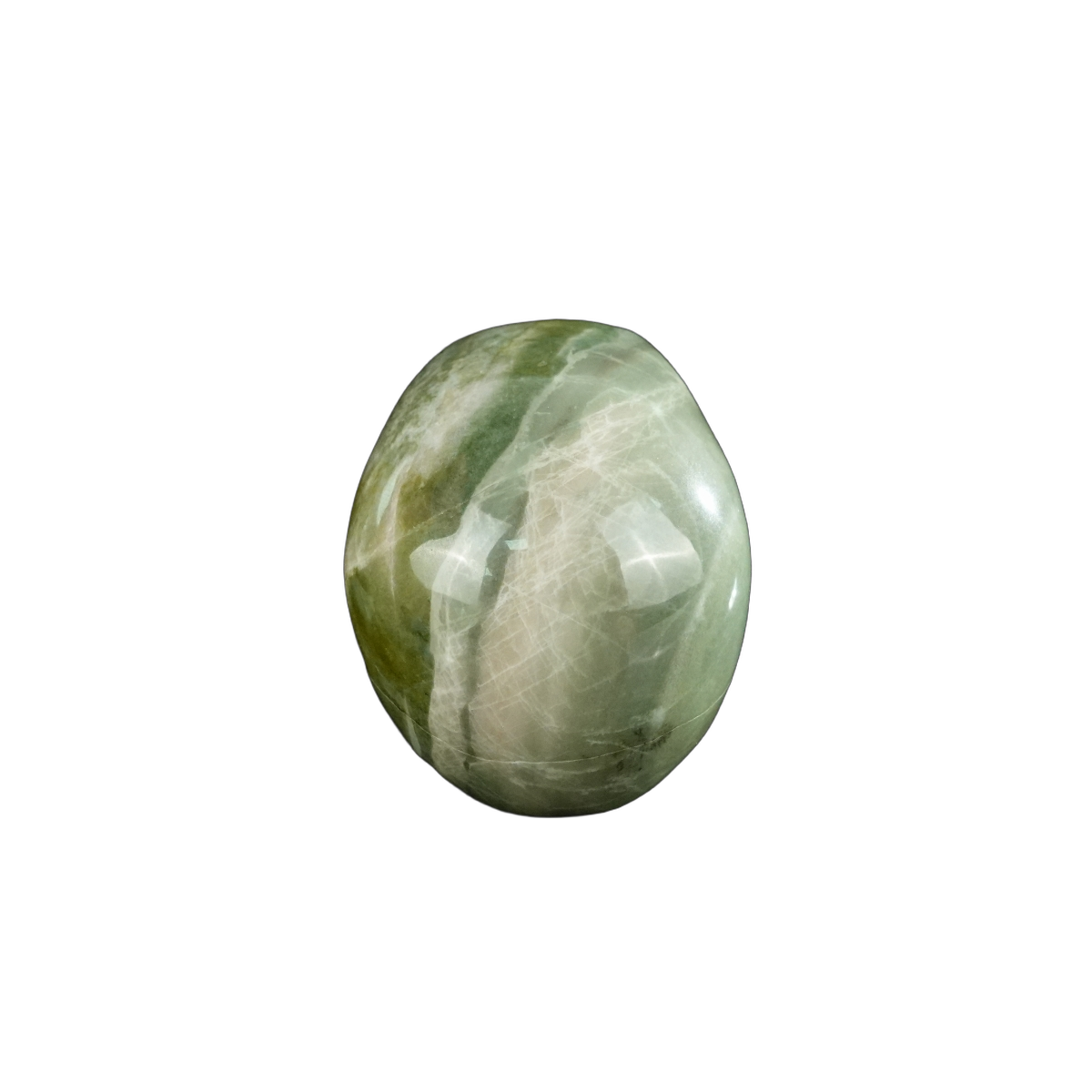 2.2" Nine Dragon Jade Crystal Skull Carving - Unique Piece #HA08
