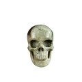 2.2" Nine Dragon Jade Crystal Skull Carving - Unique Piece #HA09