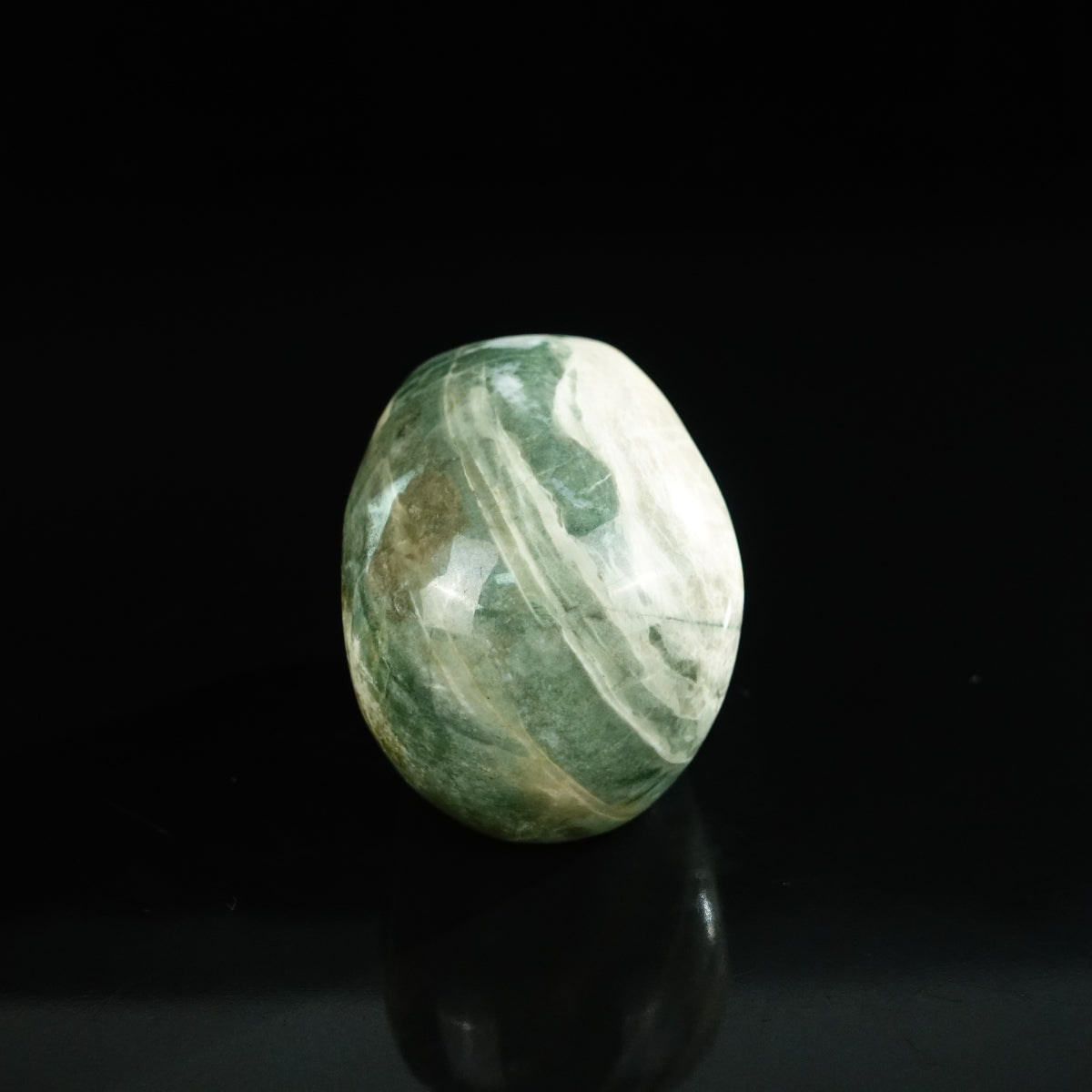 2.2" Nine Dragon Jade Crystal Skull Carving - Unique Piece #HA10