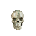 2.2" Nine Dragon Jade Crystal Skull Carving - Unique Piece #HA11