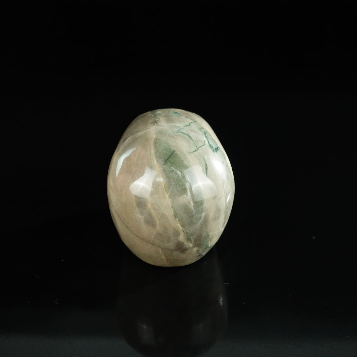 2.2" Nine Dragon Jade Crystal Skull Carving - Unique Piece #HA11