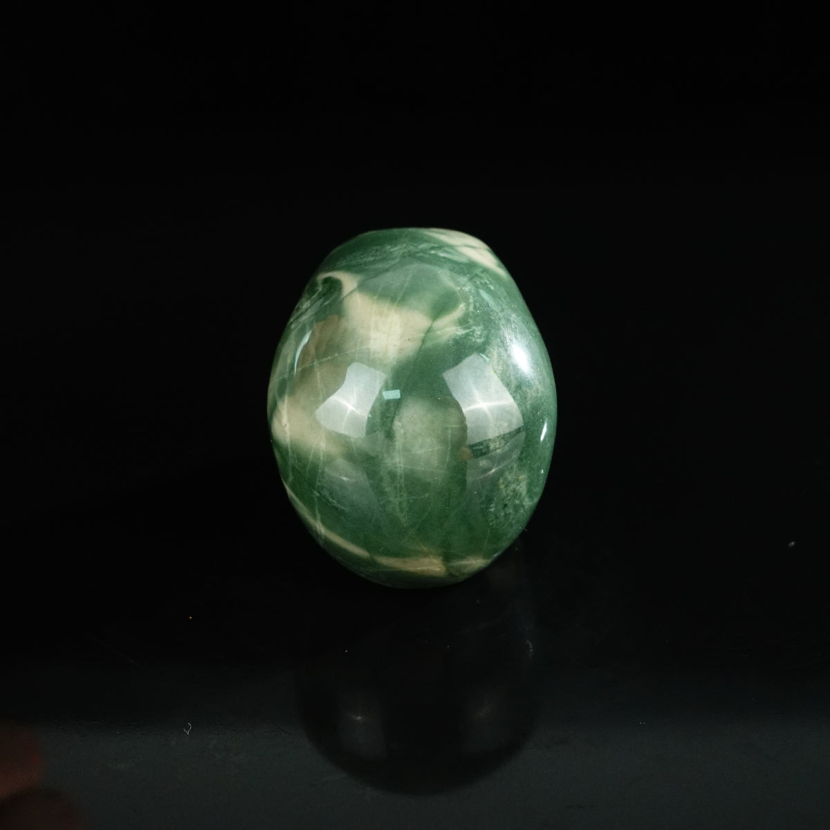 2.2" Nine Dragon Jade Crystal Skull Carving - Unique Piece #HA13