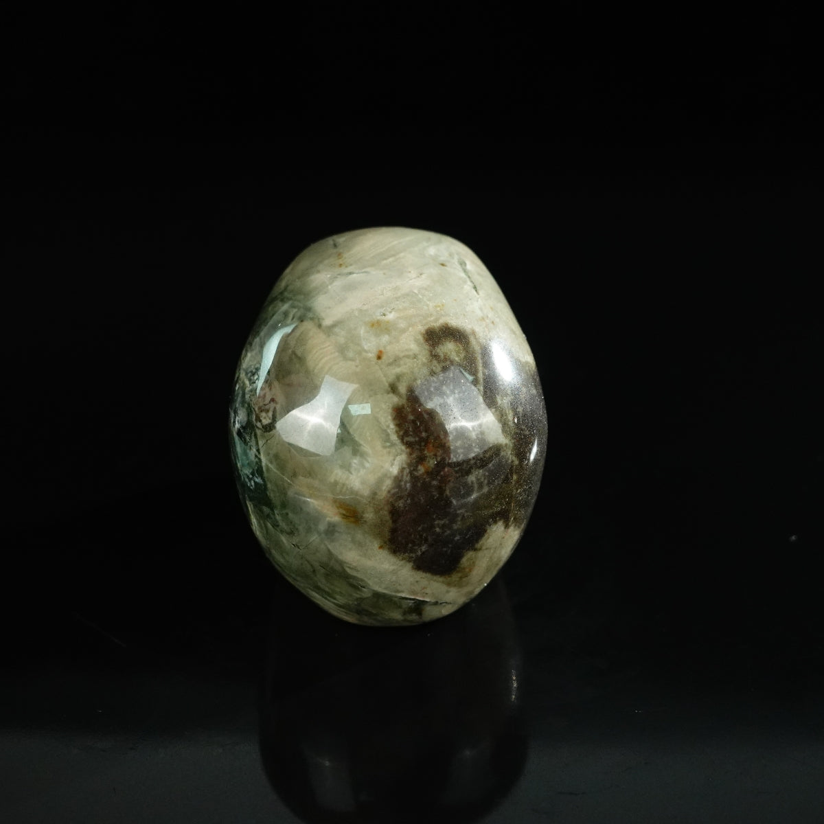 2.2" Nine Dragon Jade Crystal Skull Carving - Unique Piece #HA14