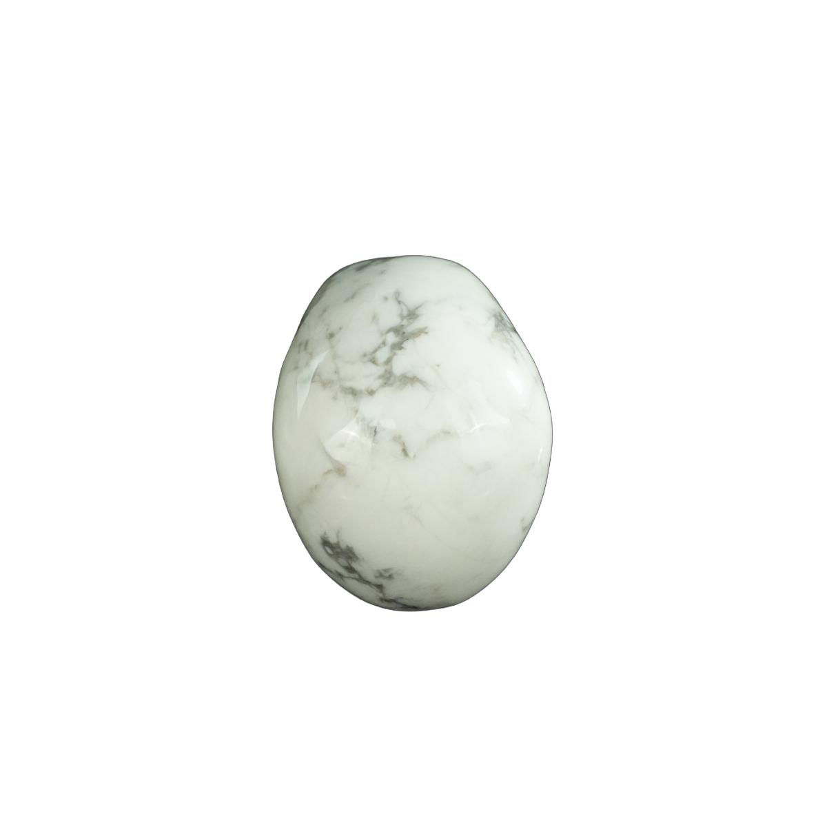 2.2" Howlite Crystal Skull Carving - Hand Carved Decor