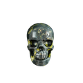 2.2" Plum Blossom Jade Crystal Skull Carving - Hand Carved Decor