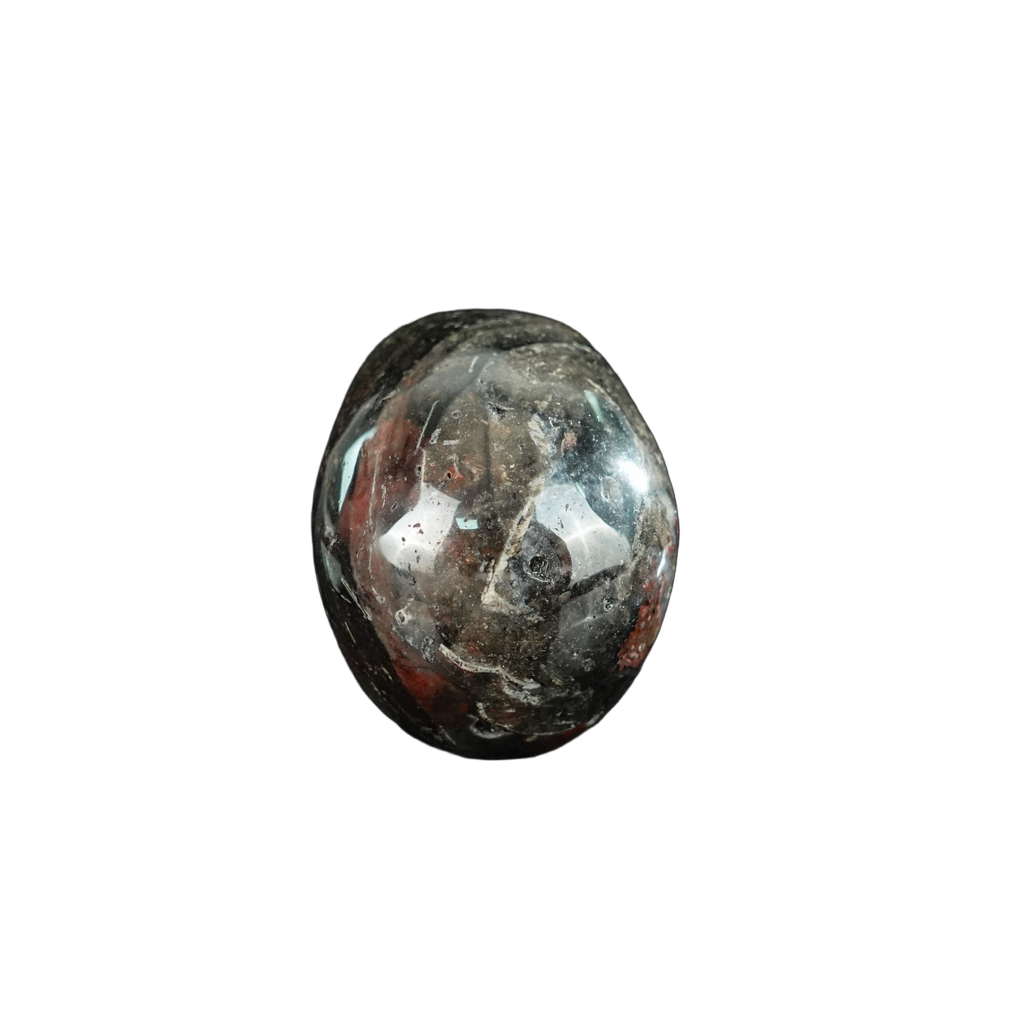 2.2" Red Crazy Lace Agate Crystal Skull Carving - Unique Piece #RC01