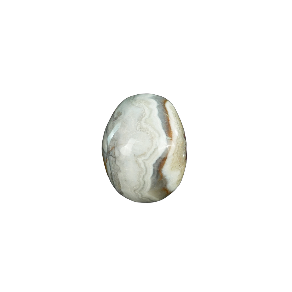 2.2" Red Crazy Lace Agate Crystal Skull Carving - Unique Piece #RC03