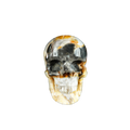 2.2" Red Crazy Lace Agate Crystal Skull Carving - Unique Piece #RC06