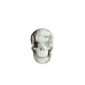 2.2" Red Crazy Lace Agate Crystal Skull Carving - Unique Piece #RC15
