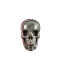 2.2" Red Crazy Lace Agate Crystal Skull Carving - Unique Piece #RC19