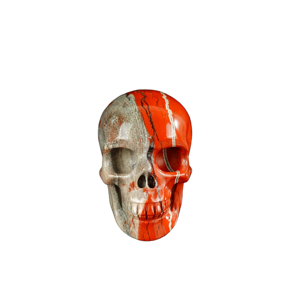 2.2" Red Jasper Crystal Skull Carving - Unique Piece #RJ01