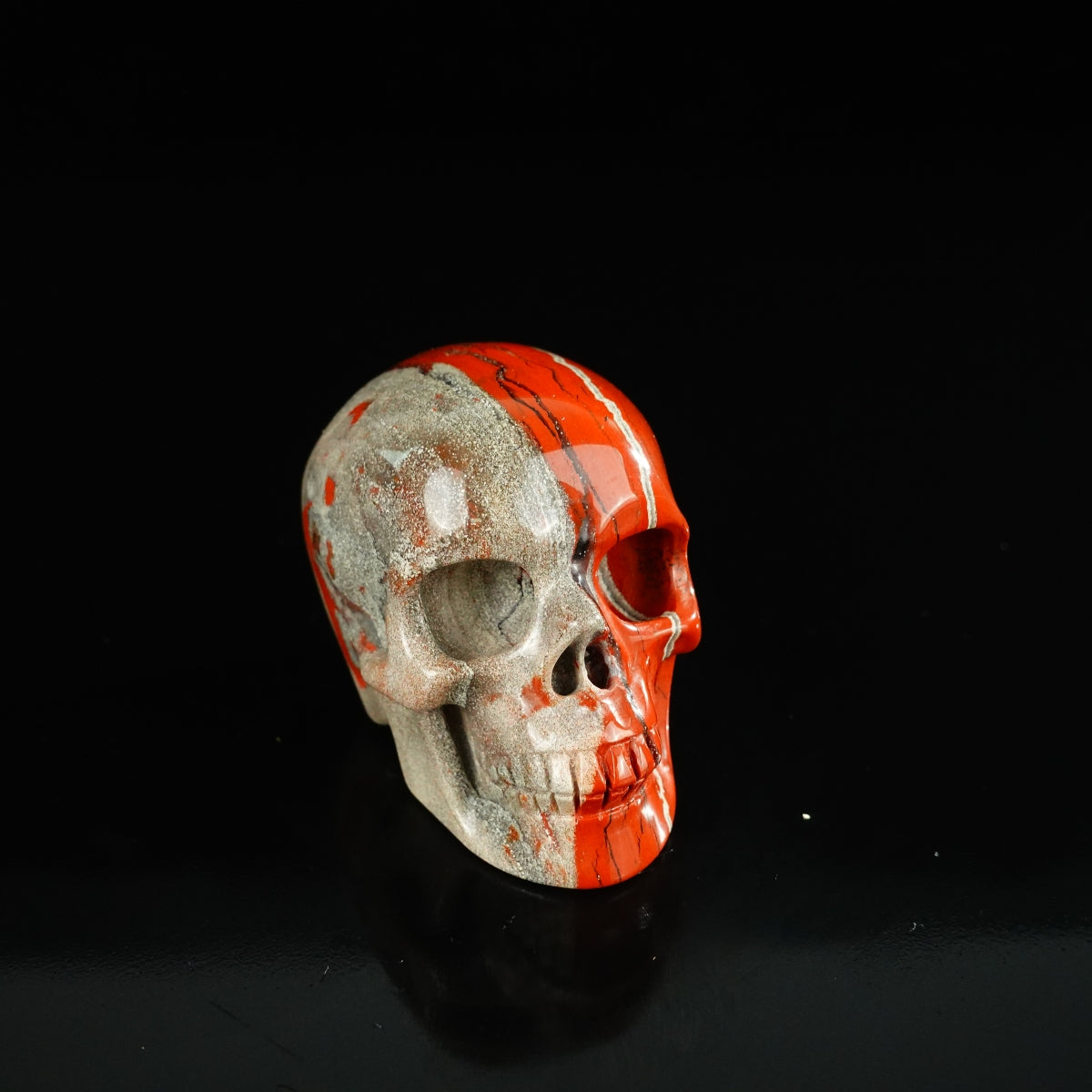 2.2" Red Jasper Crystal Skull Carving - Unique Piece #RJ01