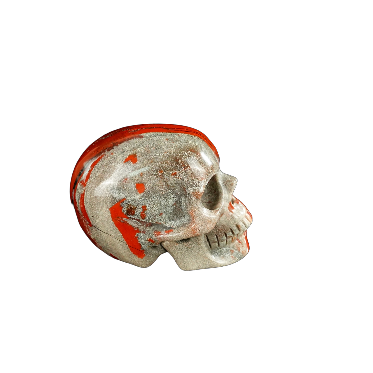 2.2" Red Jasper Crystal Skull Carving - Unique Piece #RJ01