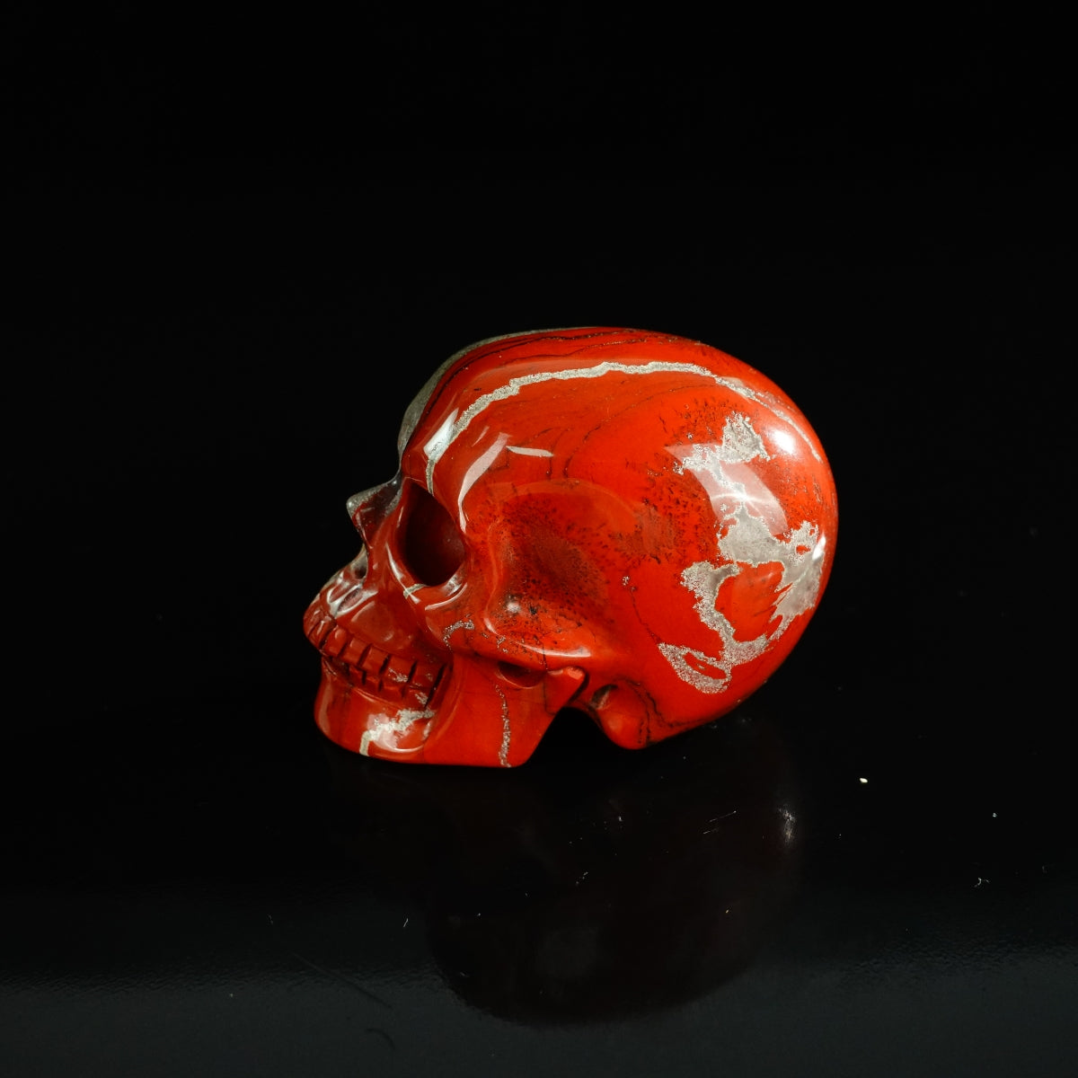 2.2" Red Jasper Crystal Skull Carving - Unique Piece #RJ01