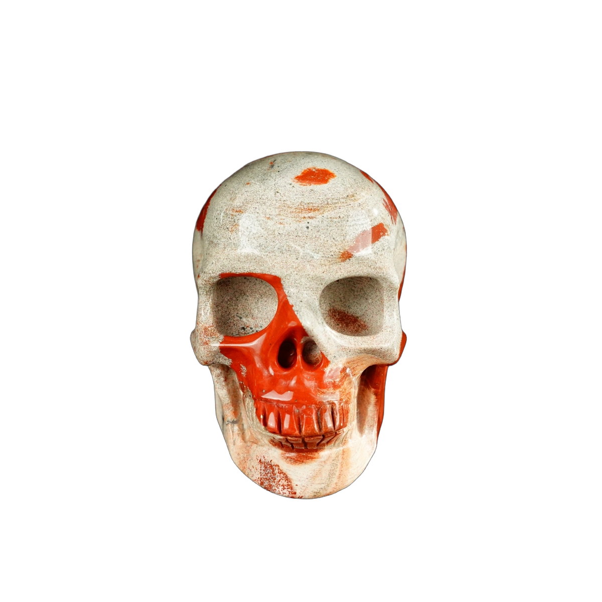 2.2" Red Jasper Crystal Skull Carving - Unique Piece #RJ02