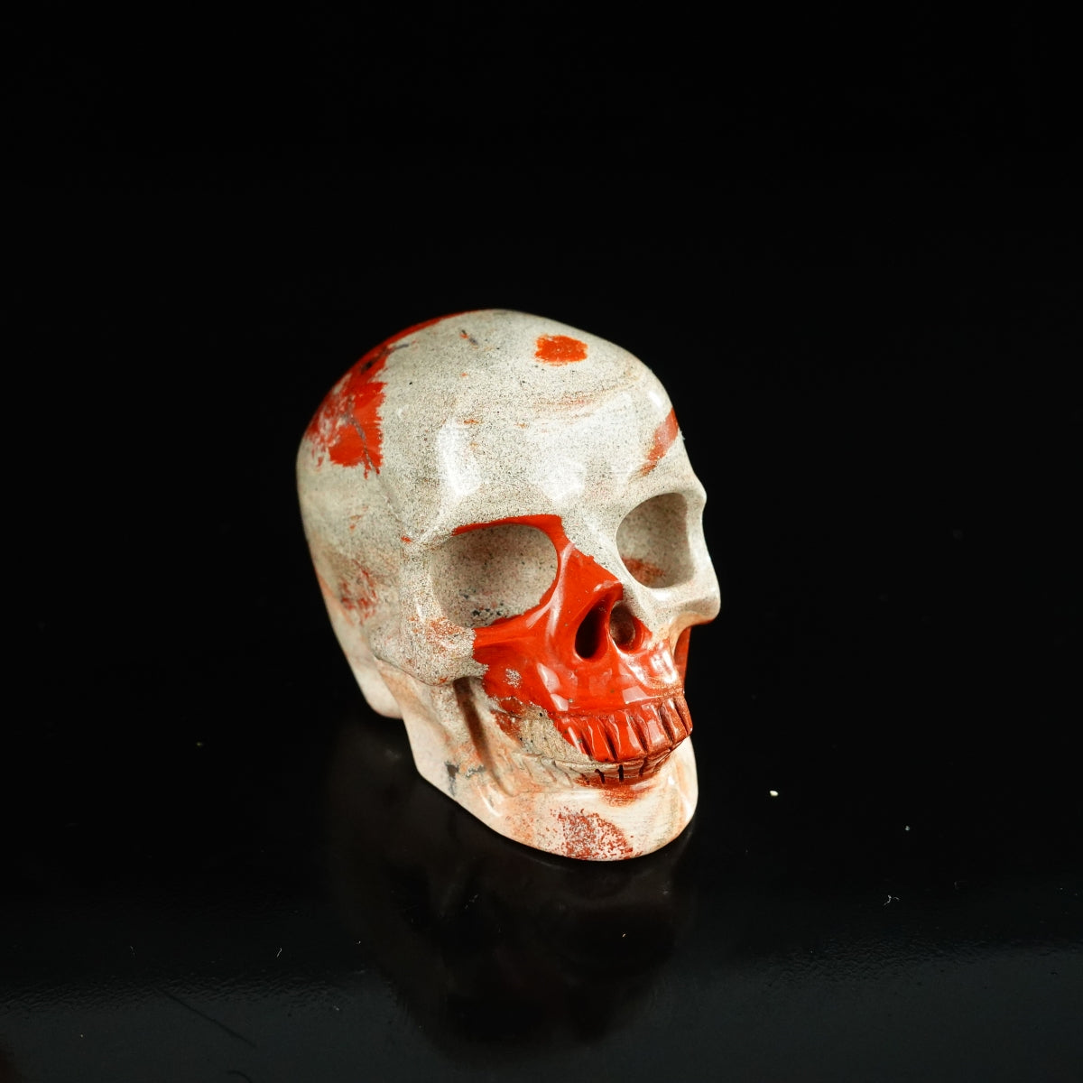 2.2" Red Jasper Crystal Skull Carving - Unique Piece #RJ02