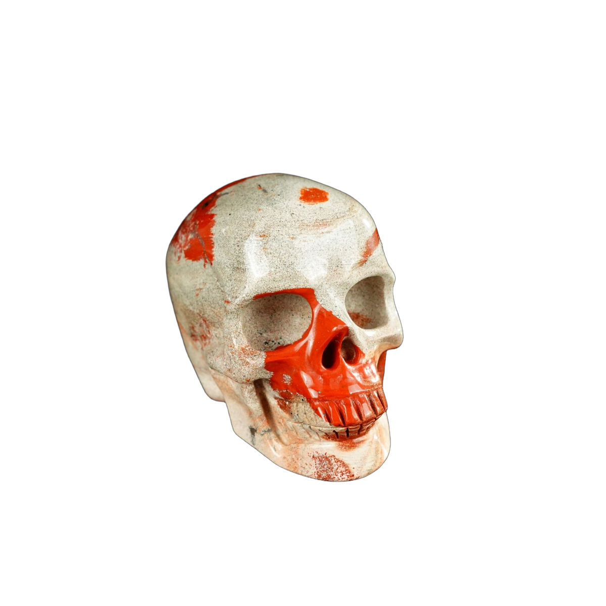 2.2" Red Jasper Crystal Skull Carving - Unique Piece #RJ02