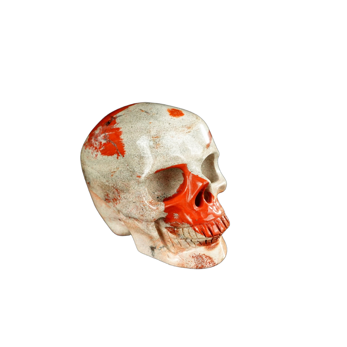 2.2" Red Jasper Crystal Skull Carving - Unique Piece #RJ02