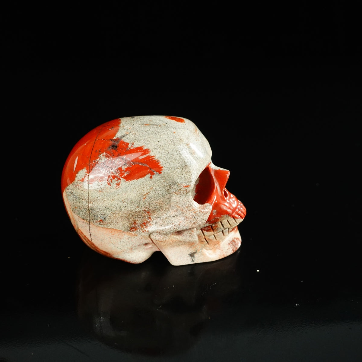 2.2" Red Jasper Crystal Skull Carving - Unique Piece #RJ02
