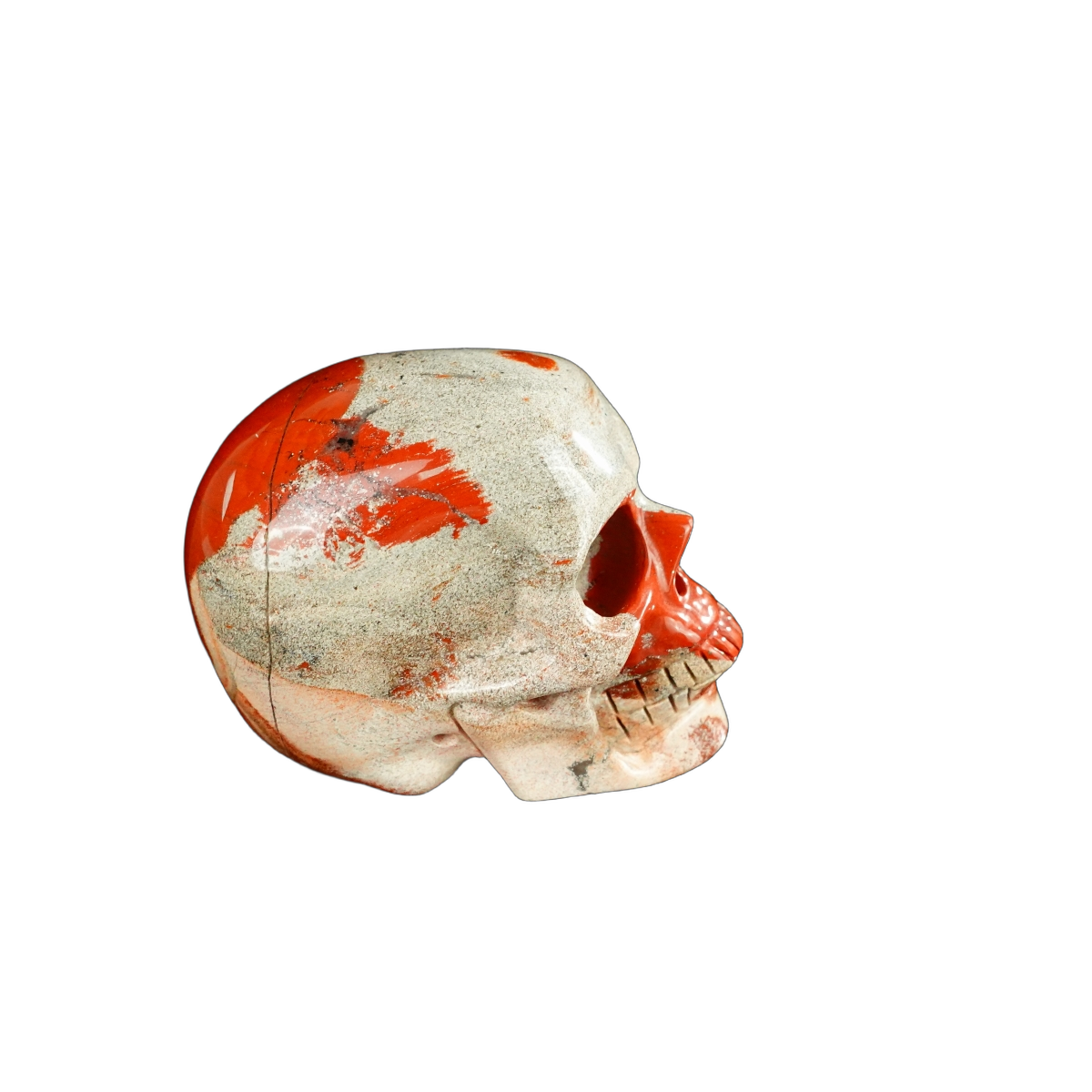 2.2" Red Jasper Crystal Skull Carving - Unique Piece #RJ02