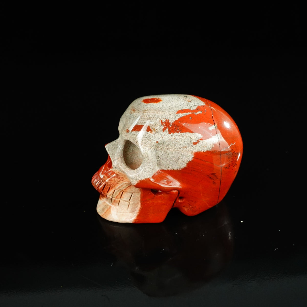 2.2" Red Jasper Crystal Skull Carving - Unique Piece #RJ02