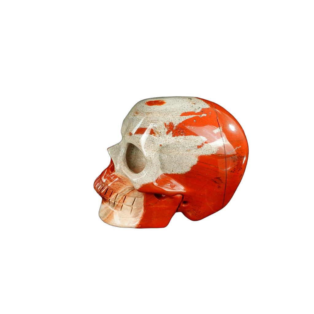 2.2" Red Jasper Crystal Skull Carving - Unique Piece #RJ02