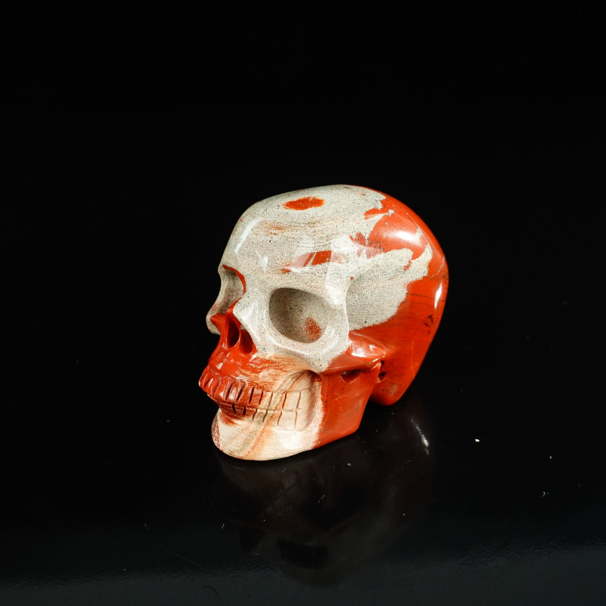 2.2" Red Jasper Crystal Skull Carving - Unique Piece #RJ02