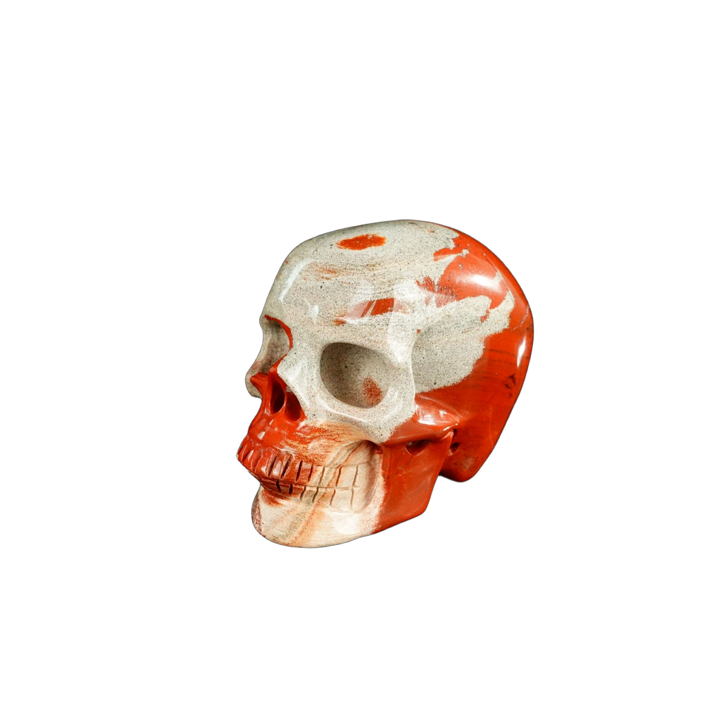 2.2" Red Jasper Crystal Skull Carving - Unique Piece #RJ02