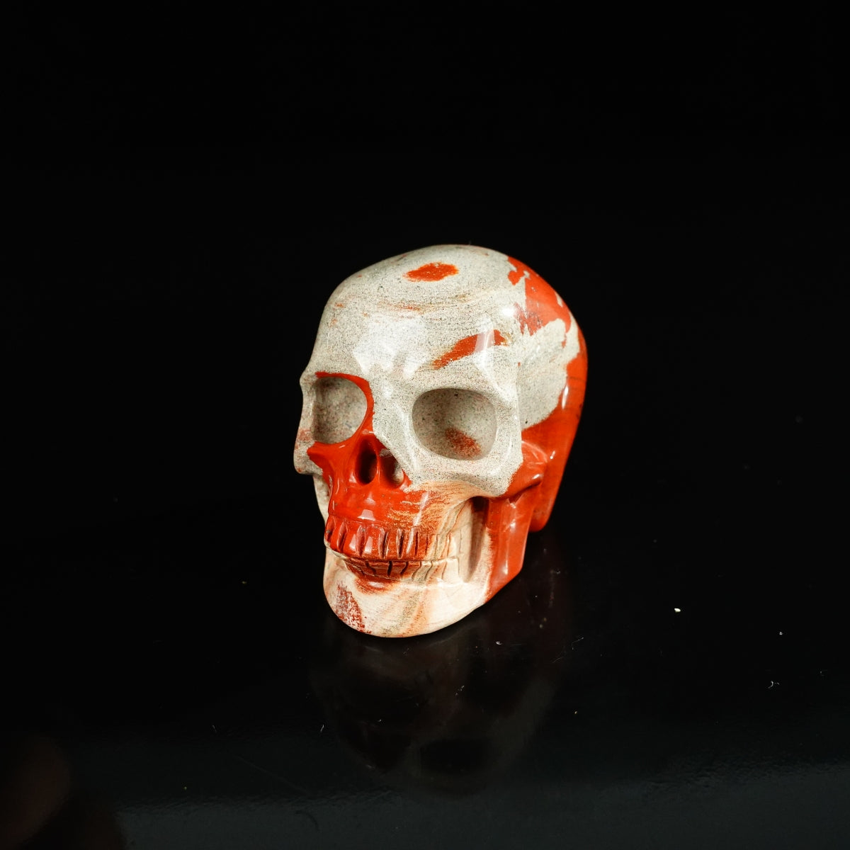 2.2" Red Jasper Crystal Skull Carving - Unique Piece #RJ02