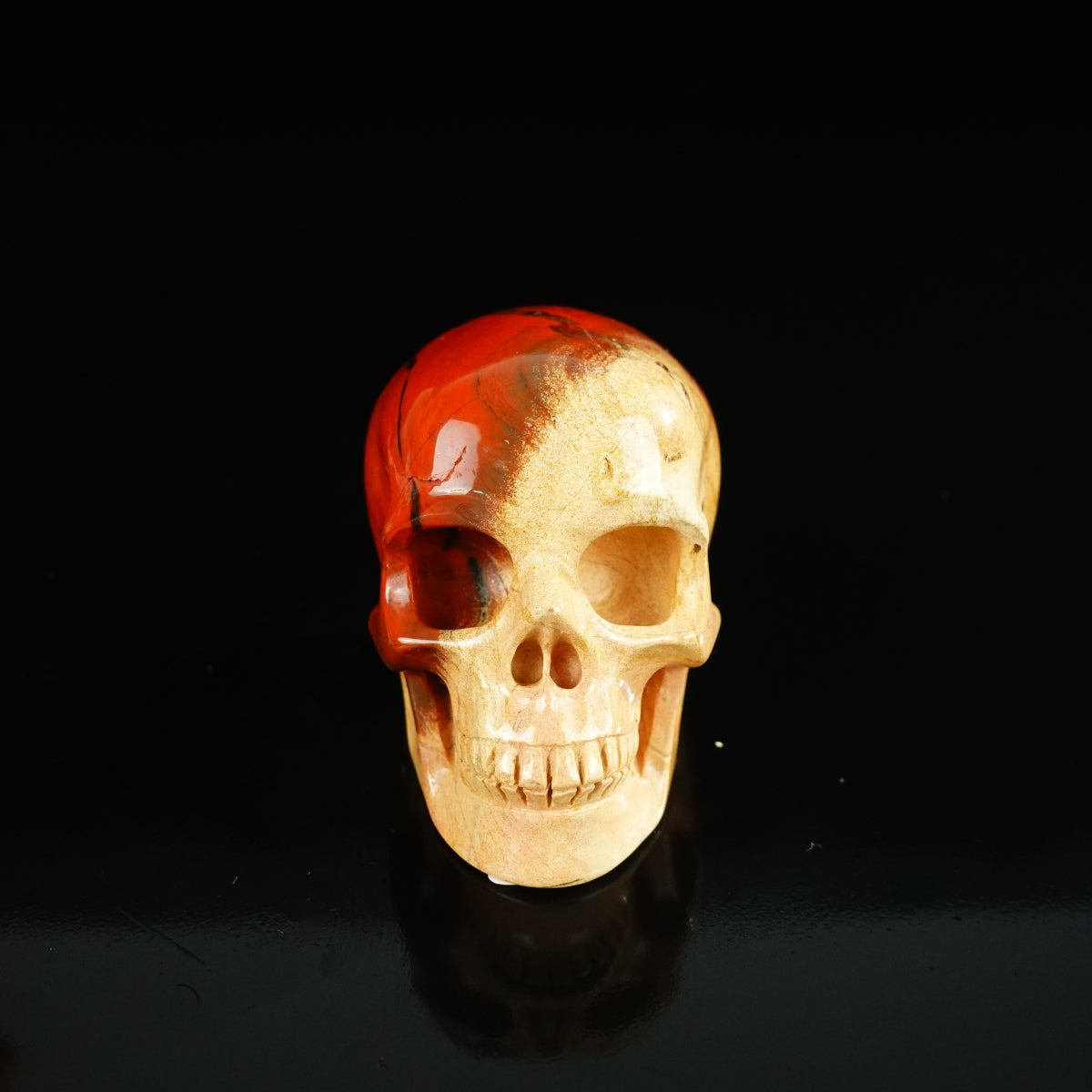 2.2" Red Jasper Crystal Skull Carving - Unique Piece #RJ03