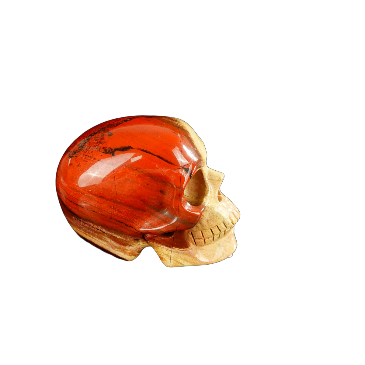 2.2" Red Jasper Crystal Skull Carving - Unique Piece #RJ03