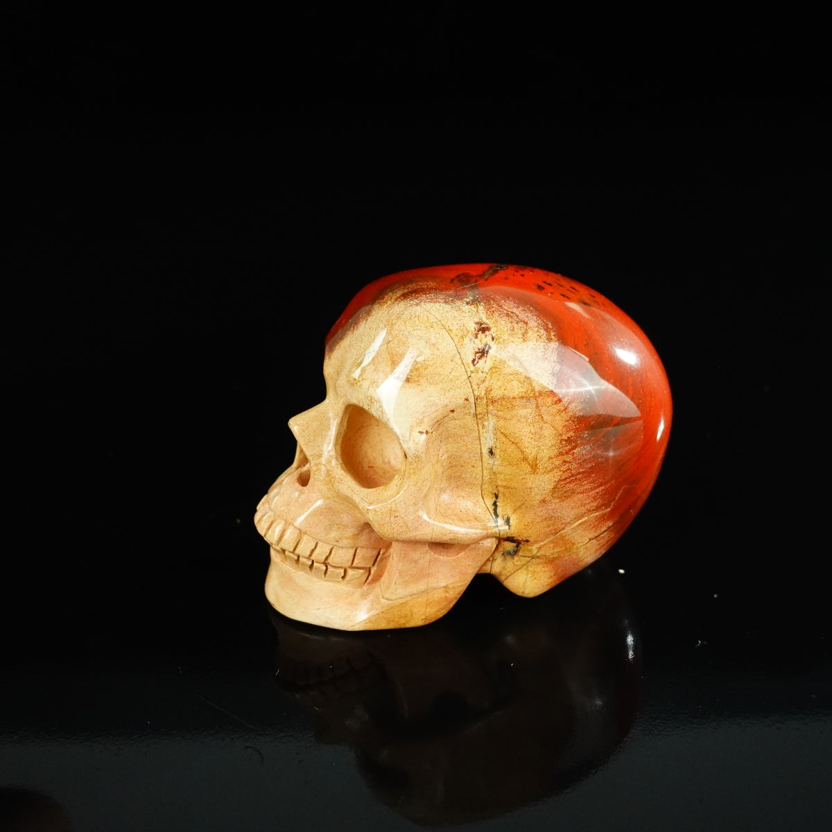 2.2" Red Jasper Crystal Skull Carving - Unique Piece #RJ03