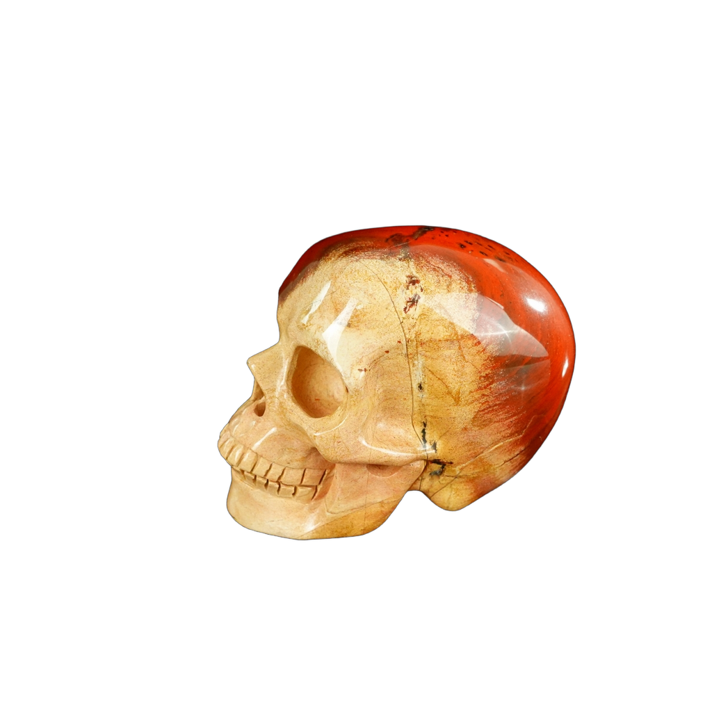 2.2" Red Jasper Crystal Skull Carving - Unique Piece #RJ03