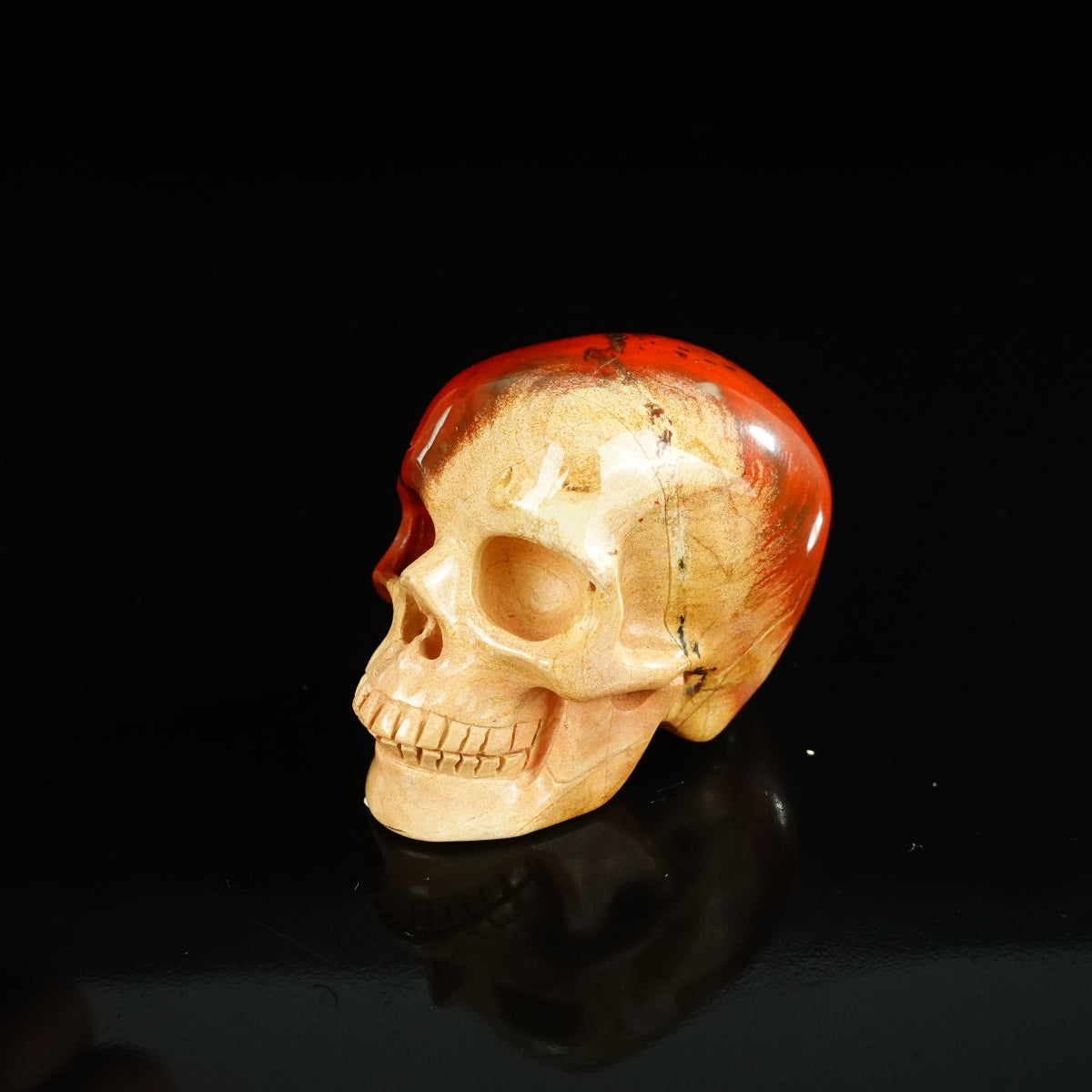 2.2" Red Jasper Crystal Skull Carving - Unique Piece #RJ03
