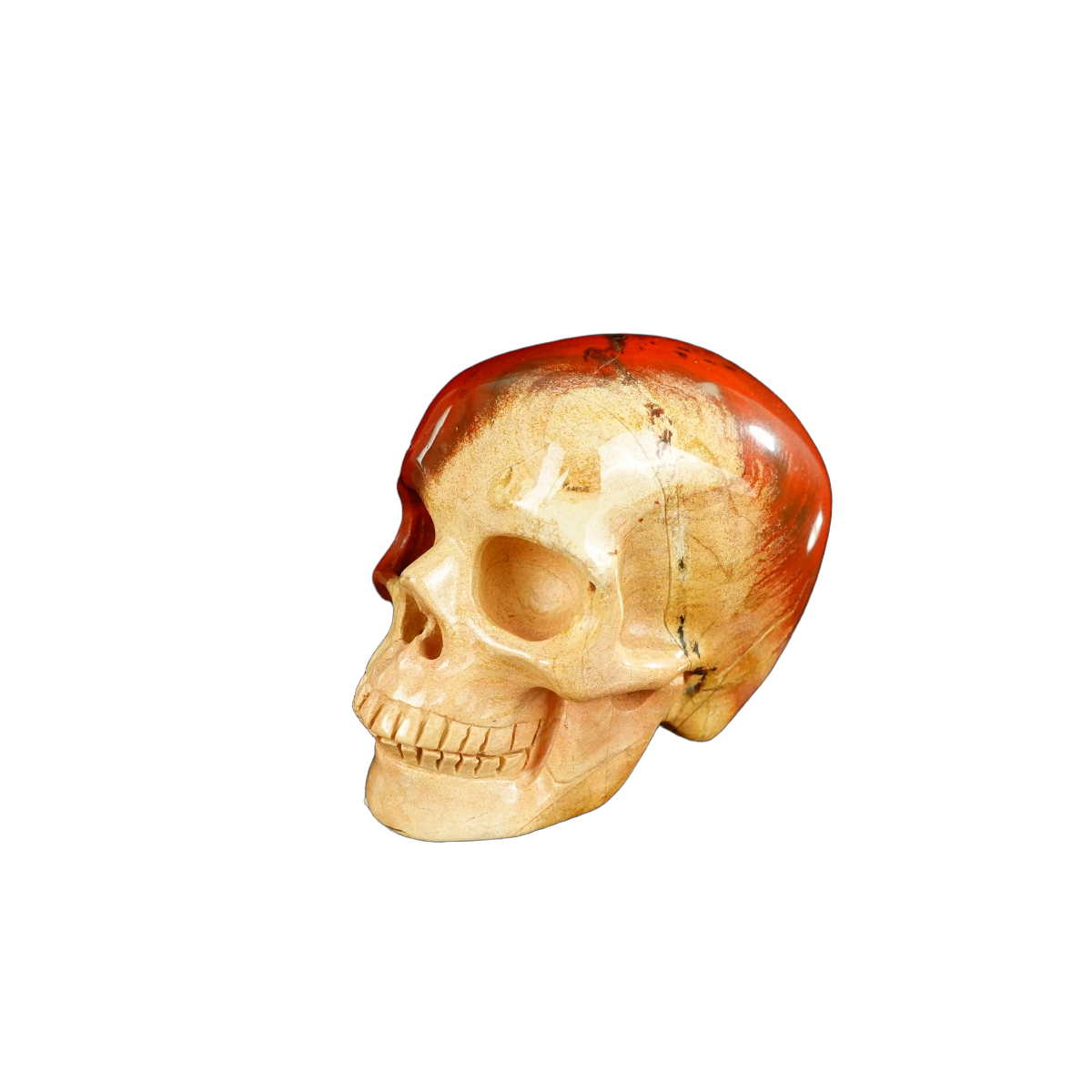 2.2" Red Jasper Crystal Skull Carving - Unique Piece #RJ03