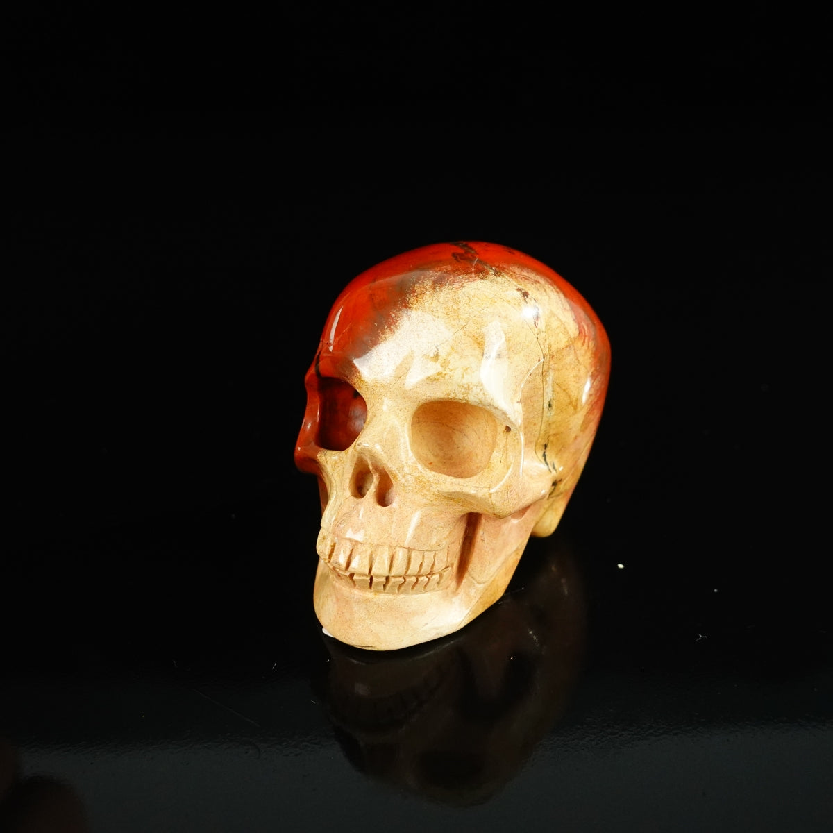 2.2" Red Jasper Crystal Skull Carving - Unique Piece #RJ03