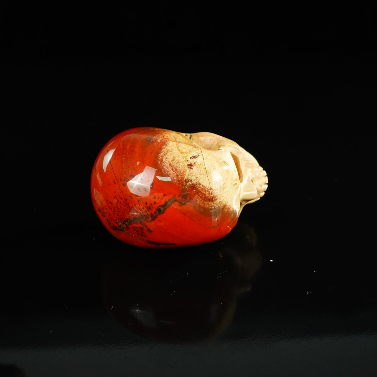 2.2" Red Jasper Crystal Skull Carving - Unique Piece #RJ03