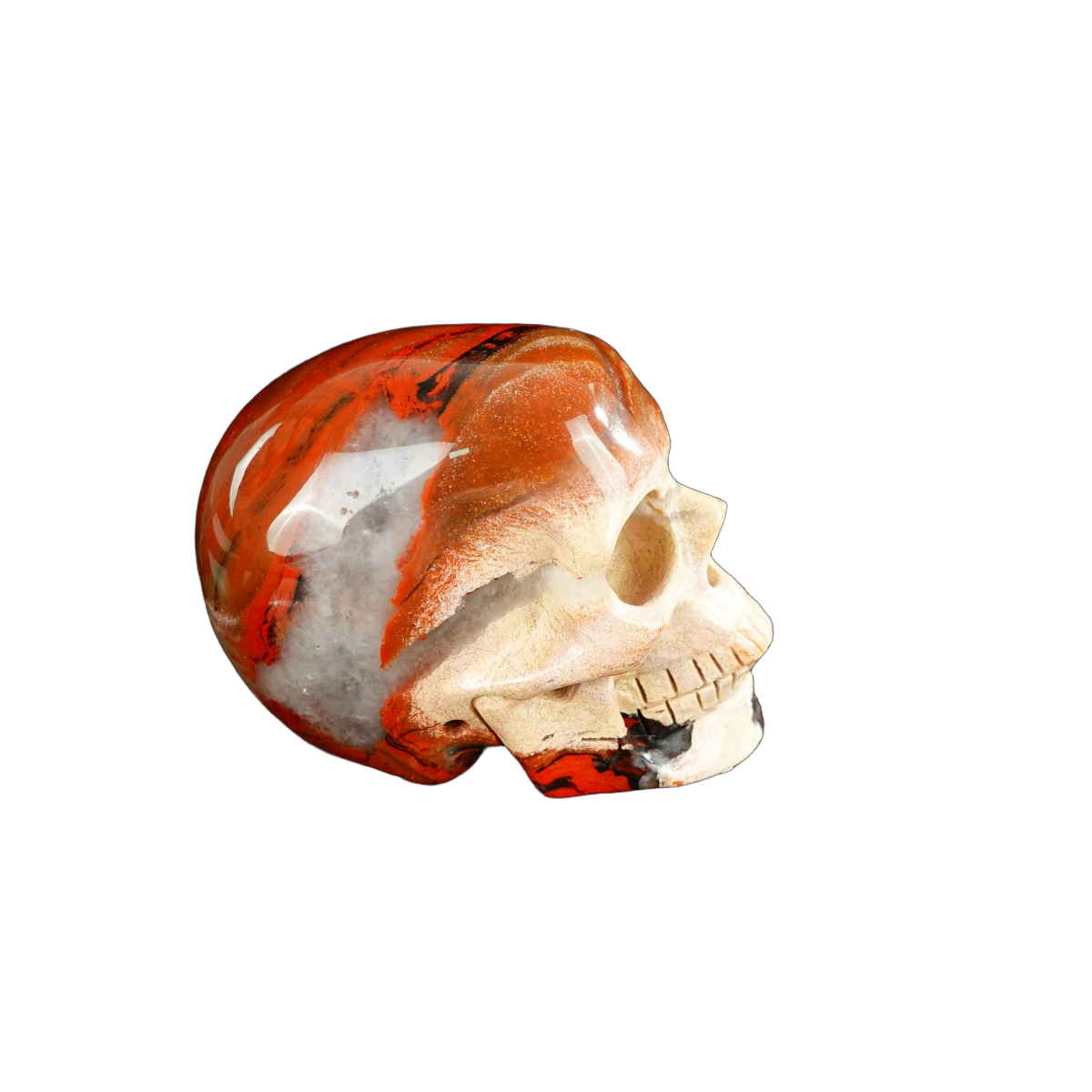 2.2" Red Jasper Crystal Skull Carving - Unique Piece #RJ04
