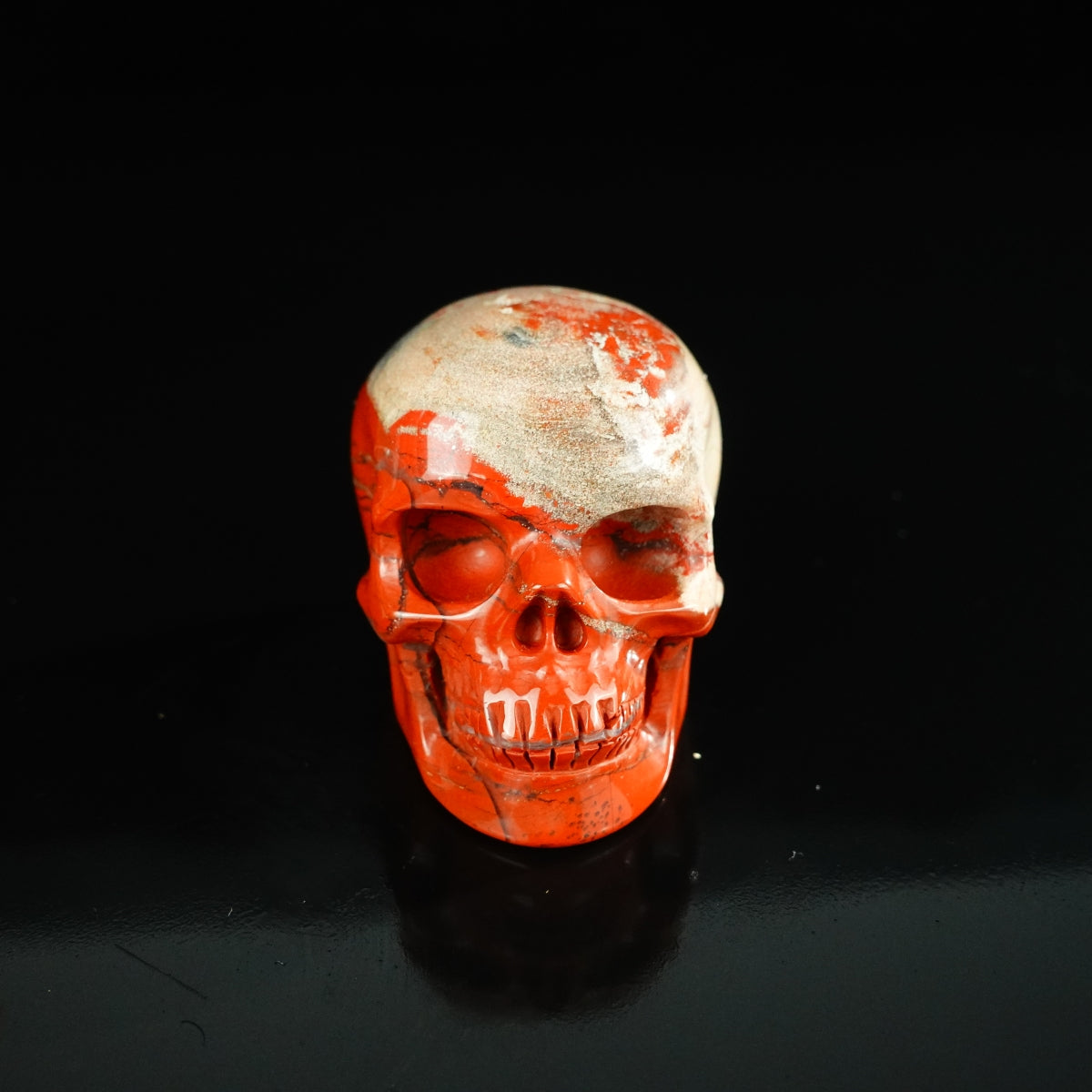 2.2" Red Jasper Crystal Skull Carving - Unique Piece #RJ05