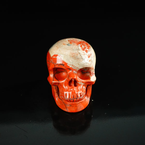 2.2" Red Jasper Crystal Skull Carving - Unique Piece #RJ05