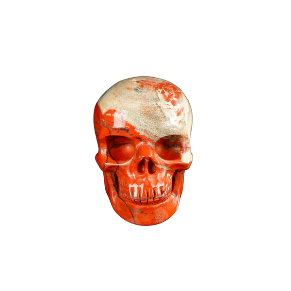 2.2" Red Jasper Crystal Skull Carving - Unique Piece #RJ05
