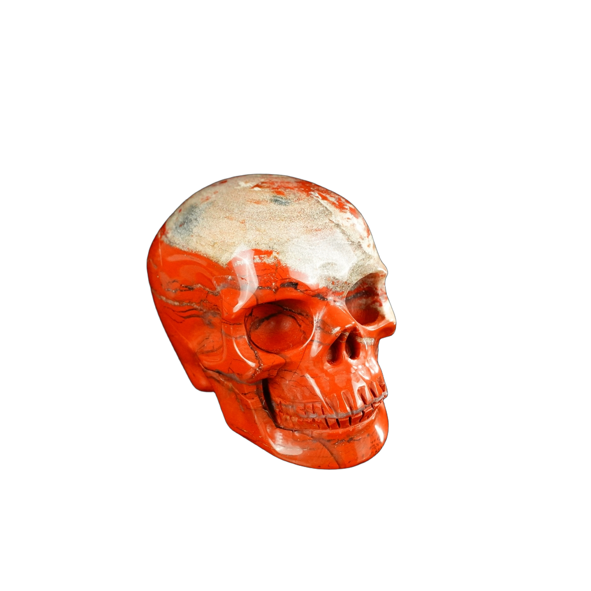 2.2" Red Jasper Crystal Skull Carving - Unique Piece #RJ05