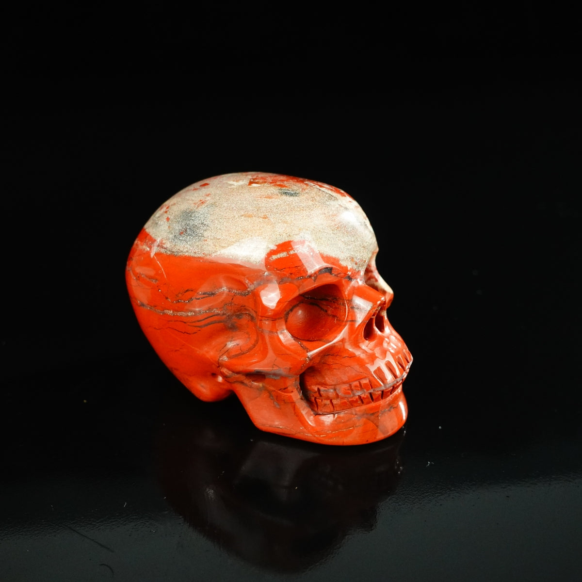 2.2" Red Jasper Crystal Skull Carving - Unique Piece #RJ05