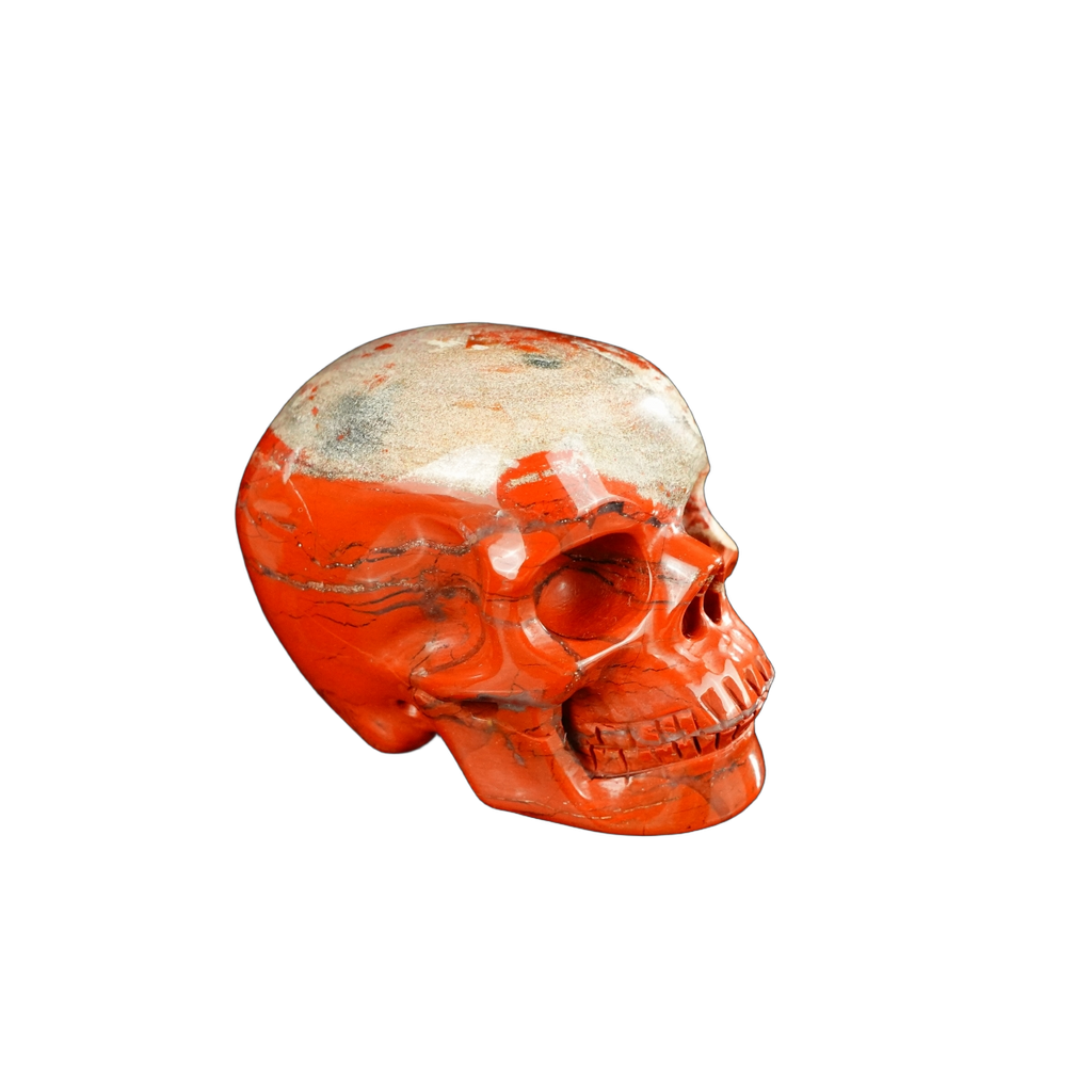2.2" Red Jasper Crystal Skull Carving - Unique Piece #RJ05