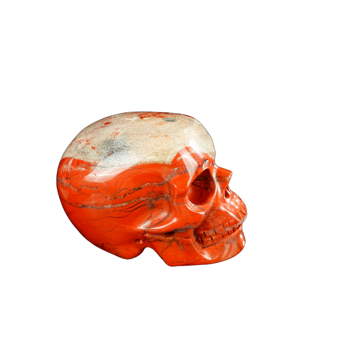 2.2" Red Jasper Crystal Skull Carving - Unique Piece #RJ05